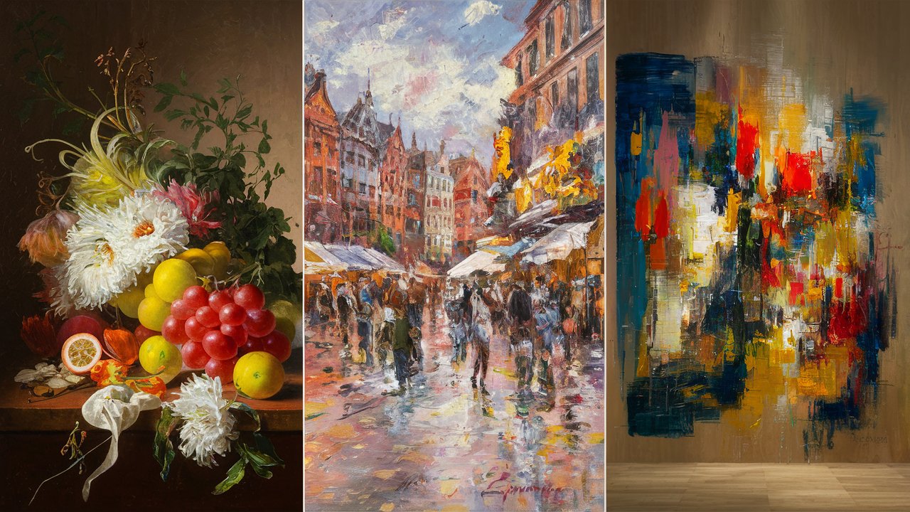 Exploring the Artistic Spectrum: Realism, Impressionism, and Abstract ...